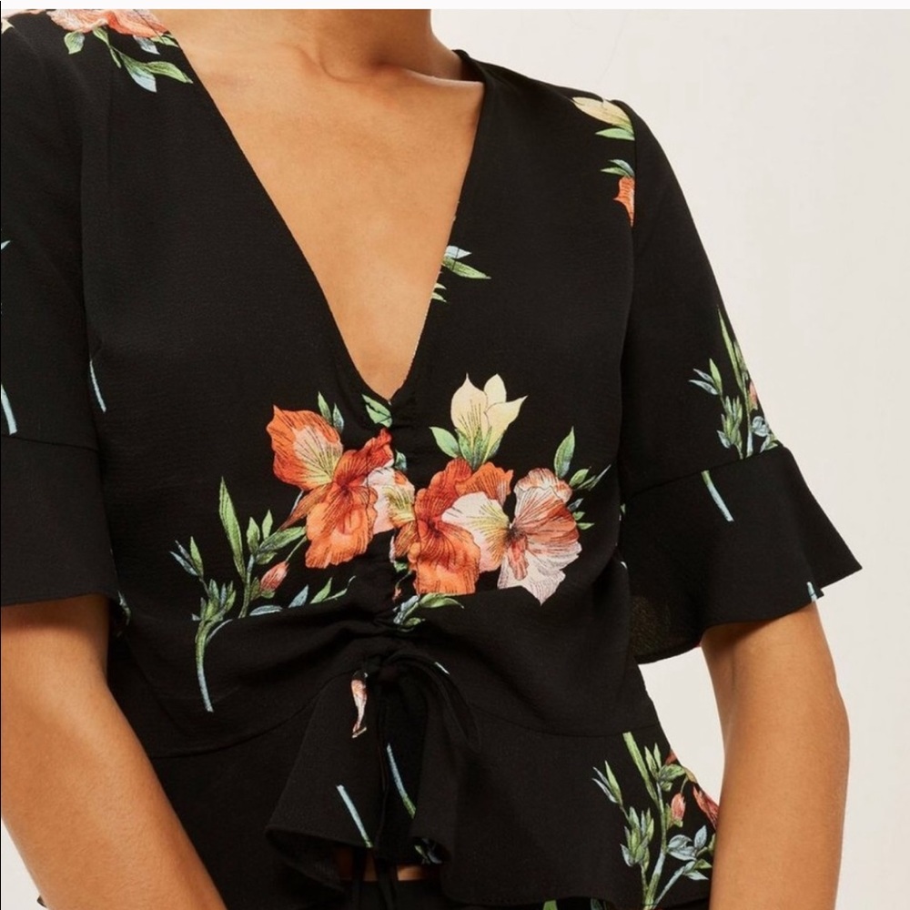 Topshop Floral Top